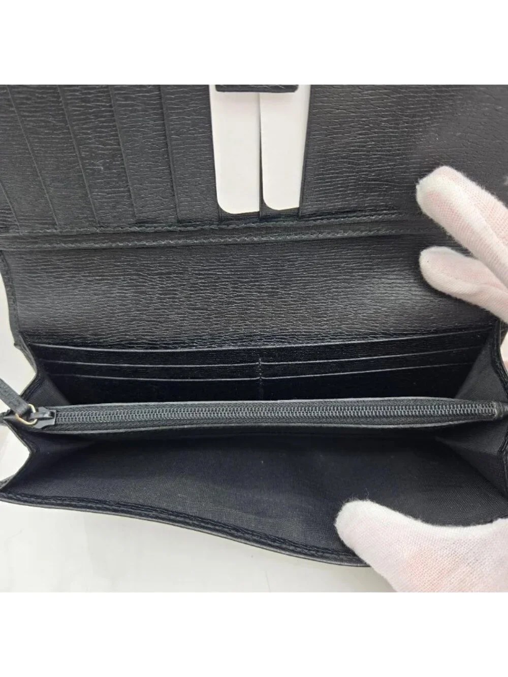 Gucci Long Wallet Wallet Horsebit Hardware Black - Picture 12 of 15